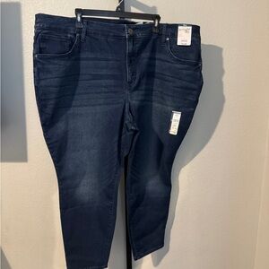 Terra & Sky Women's Dark Blue Skinny Jeans